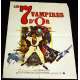 7 GOLDEN VAMPIRES French Movie Poster 23x32 '74 Peter Cushing, Hammer