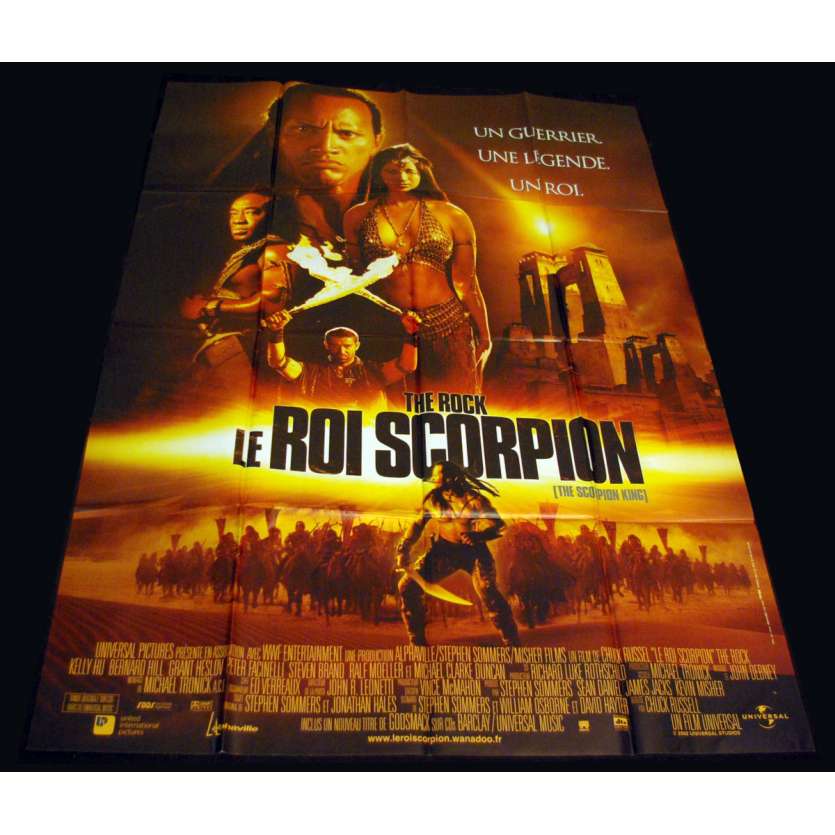 ROI SCORPION Affiche 120x160 FR '02 Dwayne Johnson, Movie Poster