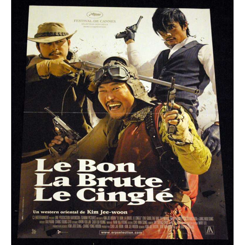 BON, LA BRUTE ET LE CINGLE Affiche 40x60 FR '08 Kim Jee-Woon
