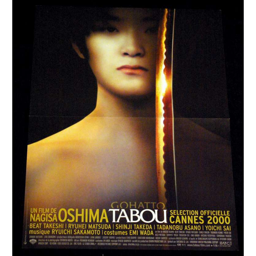 TABOU Affiche 40x60 FR '99 FR Nagisa Ôshima, Gohatto