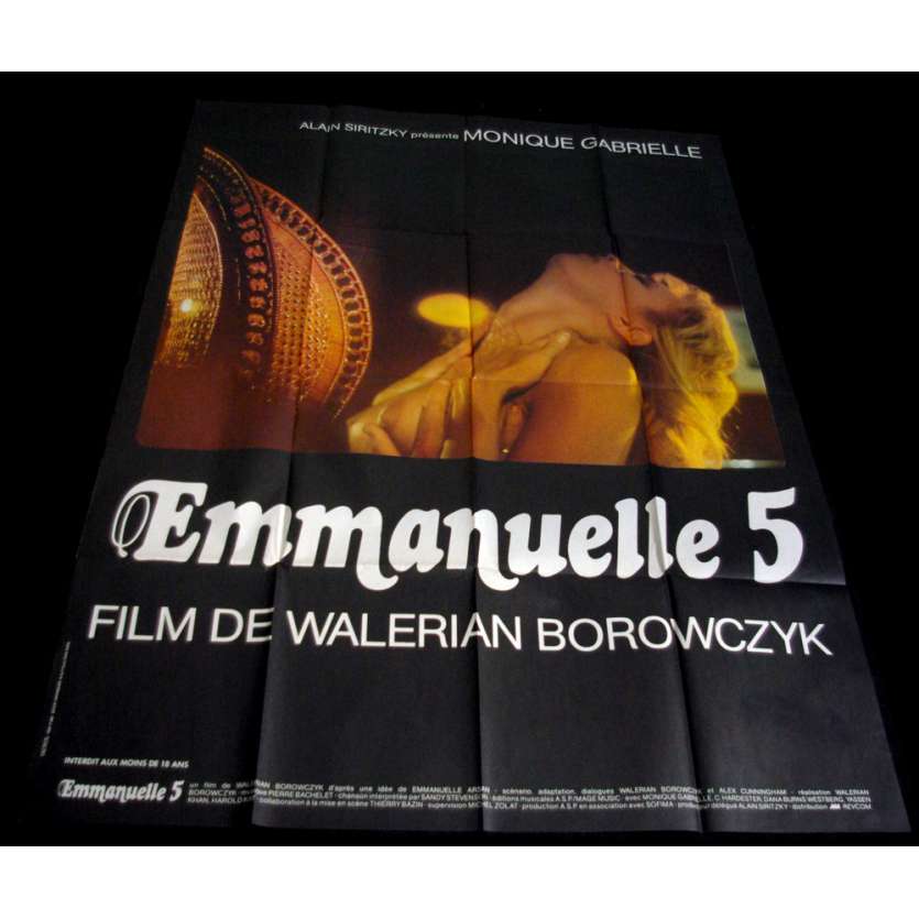 EMMANUELLE 5 Affiche 120x160 FR '87 Walerian Borowczyk, érotique, sexy Poster