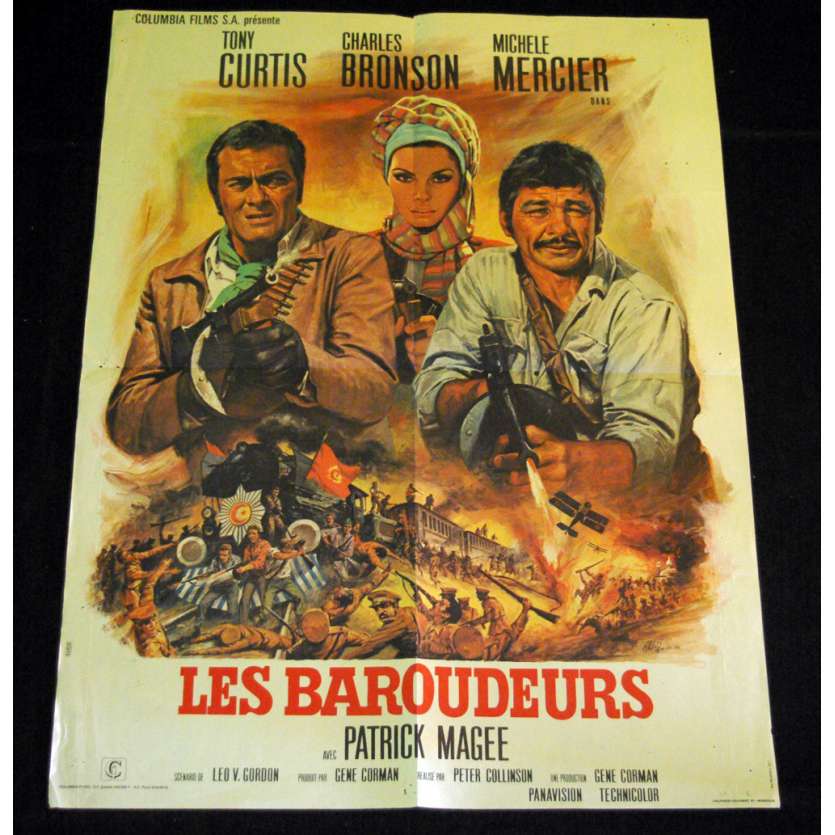 BAROUDEURS Affiche 60x80 FR '70 Tony Curtis, Charles Bronson, You Can't Win 'Em All