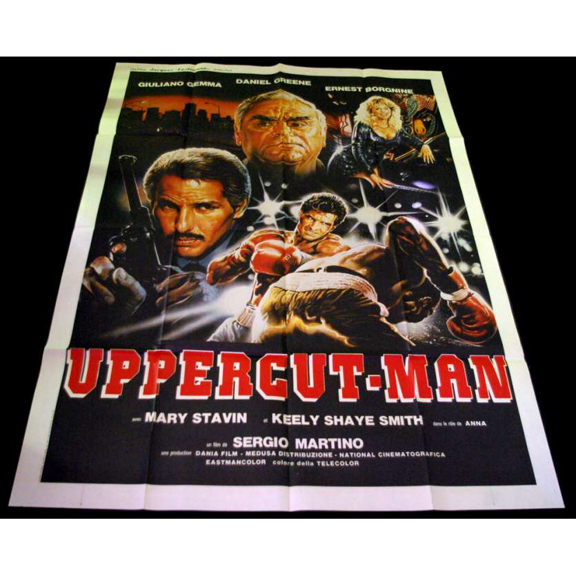 OPPONENT French Movie Poster 47x63 '87 Sergio Martino, Ernest Borgnine
