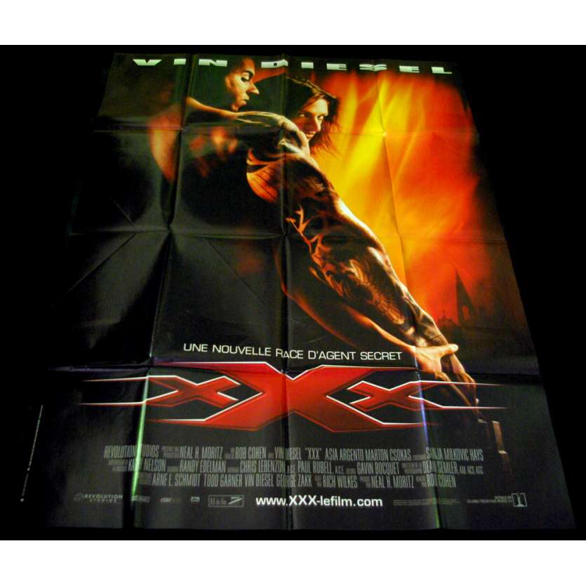 XXX French Movie Poster 47x63 '02 Vin Diesel, Asia Argento