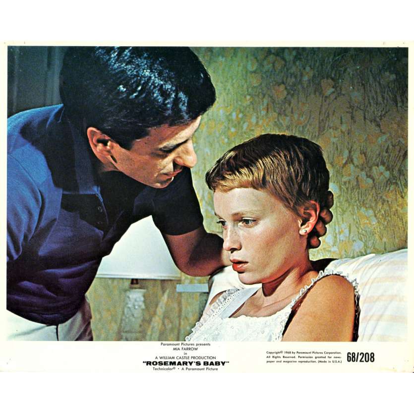 ROSEMARY'S BABY Photo exploitation 20x25 N02 US '68 Roman Polanski Mia Farrow Lobby Cards