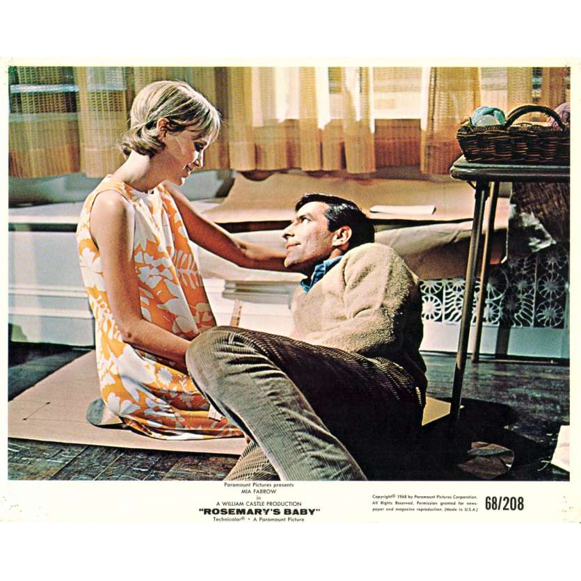 ROSEMARY'S BABY Photo exploitation 20x25 N06 US '68 Roman Polanski Mia Farrow Lobby Cards