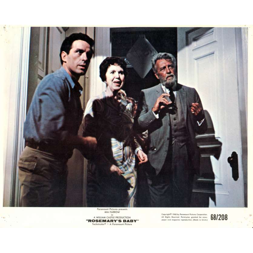 ROSEMARY'S BABY 8x10 lobby card N10 '68 directed by Roman Polanski, Mia Farrow