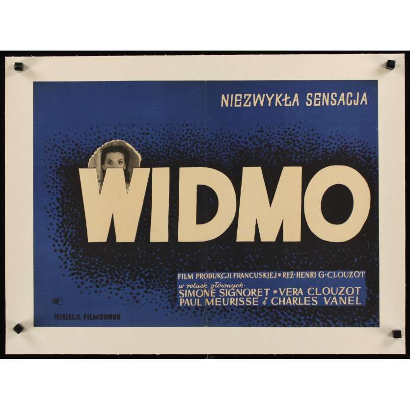 DIABOLIQUE Affiche Polonaise 60x40 '55 Henri-Georges Clouzot, Signoret