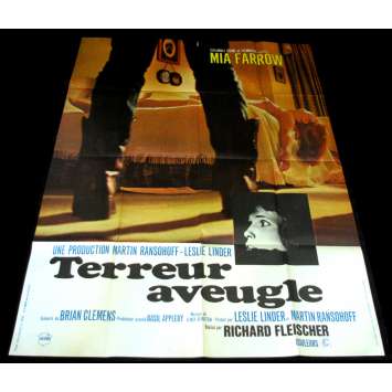 TERREUR AVEUGLE Affiche 120x160 FR '71 Mia Farrow, Richard Fleisher