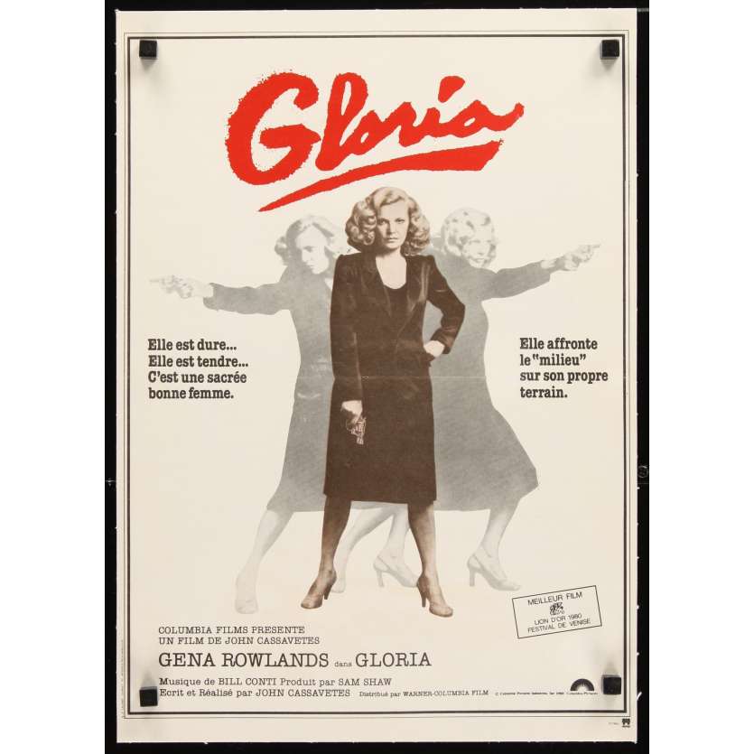 GLORIA Affiche 40x60 FR '80 Gena Rowlands, Cassavetes