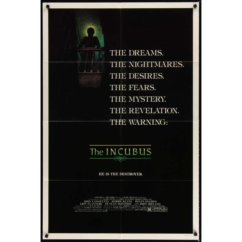 INCUBUS Affiche du film - 69x102 cm