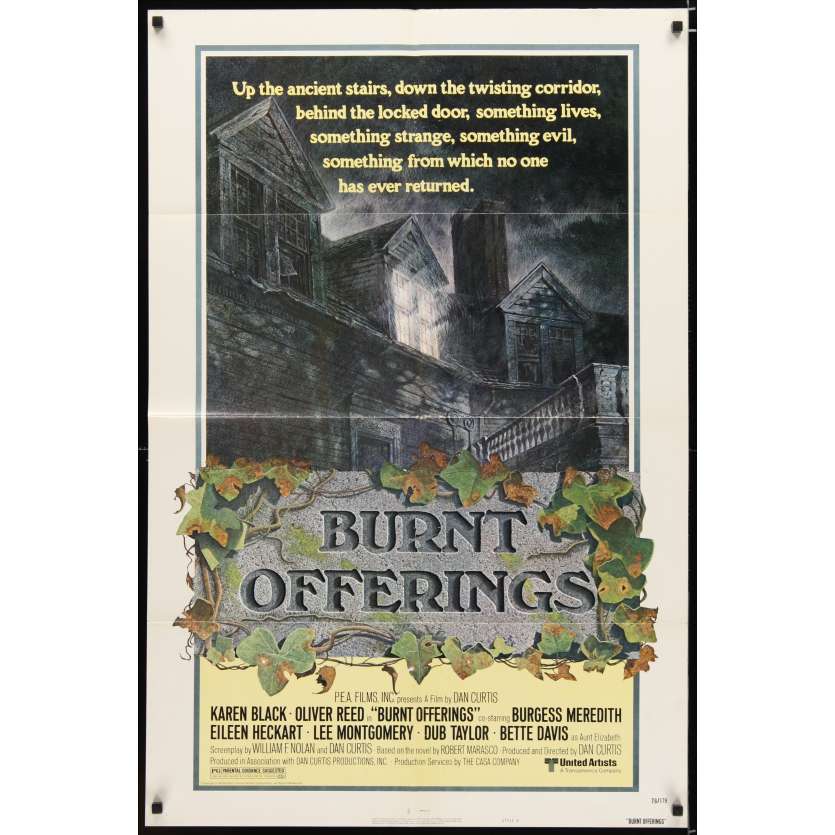 BURNT OFFERINGS Movie Poster - Oliver Reed