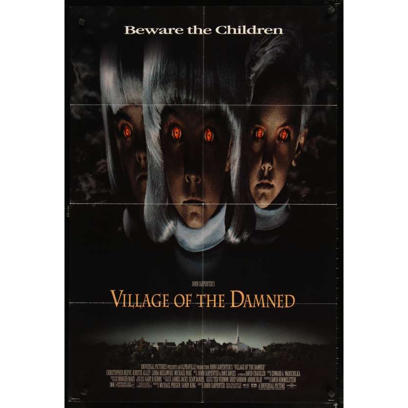 VILLAGE OF THE DAMNED Movie Poster - John Carpenter