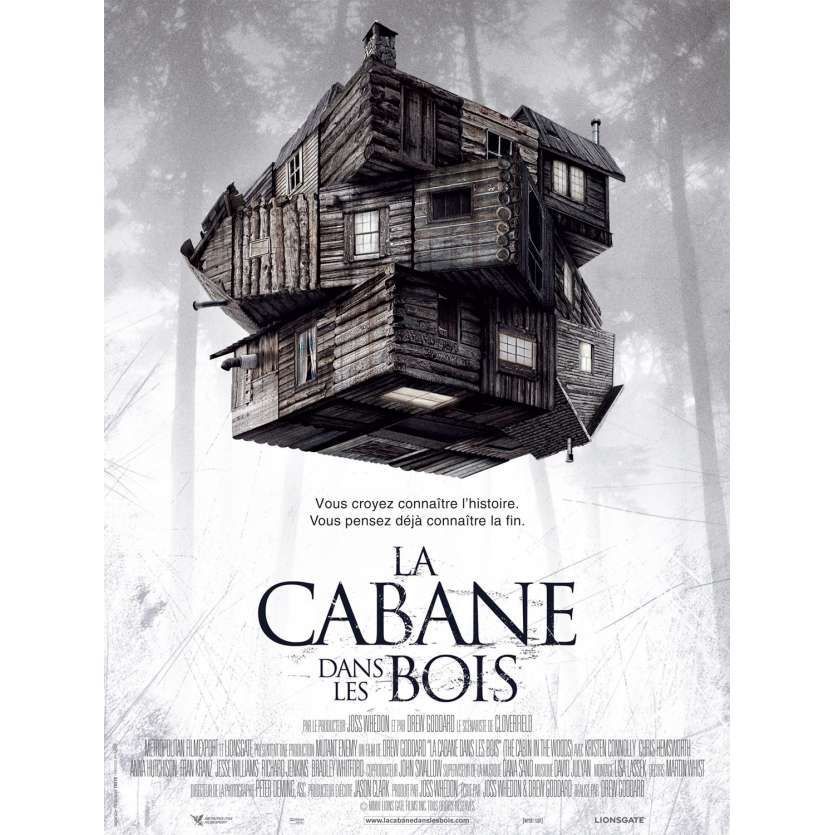 CABANE DANS LES BOIS Affiche du film - 40x60 cm