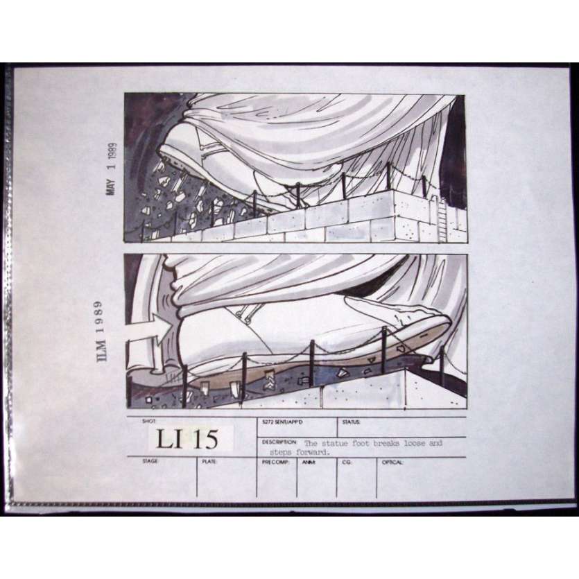 Mauvais-genres.com GHOSTBUSTERS 2 Story Board Original USA 1989 Storyboards et dessins