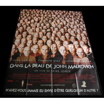 DANS LA PEAU DE JOHN MALKOVICH Affiche de film 120x160 FR '99 Cameron Diaz
