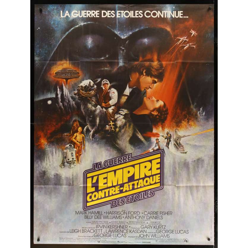 L'EMPIRE CONTRE ATTAQUE Affiche de film 120x160 '80 Star Wars, Harrison Ford