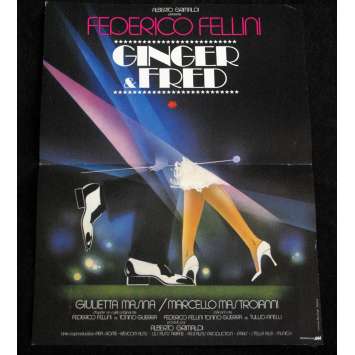 GINGER ET FRED Affiche de film 40x60 '85 Federico Fellini, Mastroiani GINGER ET FRED Affiche de film 40x60 '85 Federico Fellini, Mastroiani