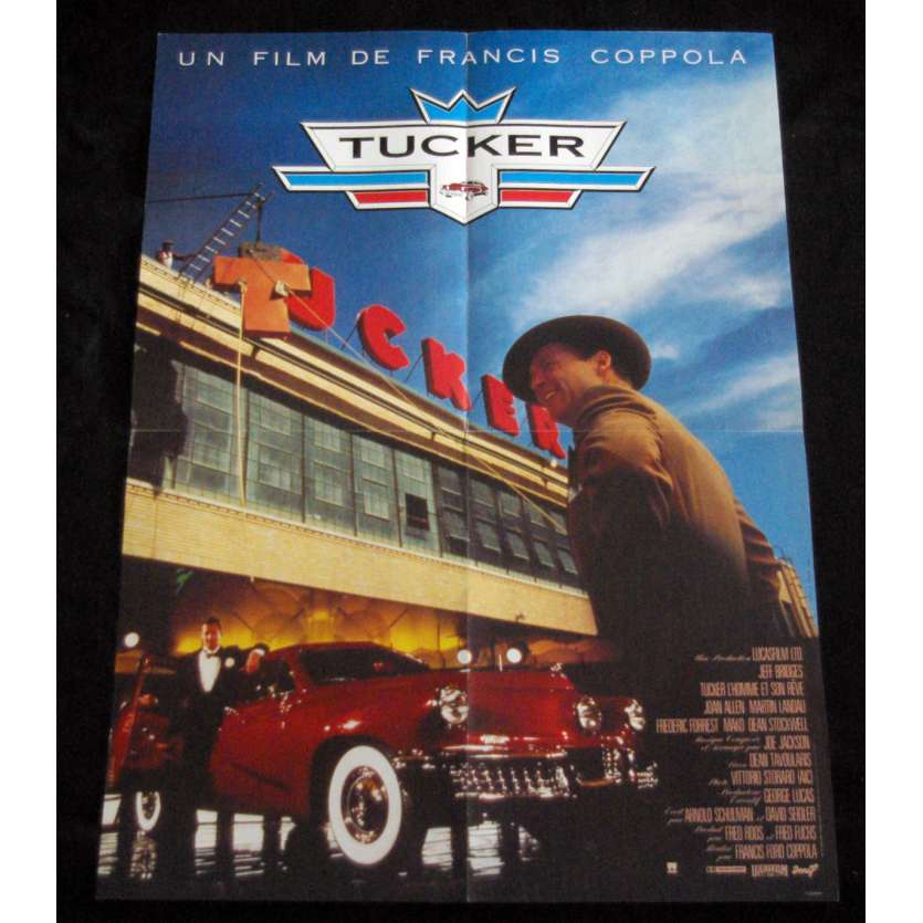 TUCKER Affiche de film 60x80 '88 Jeff Bridges, Francis Ford Coppola