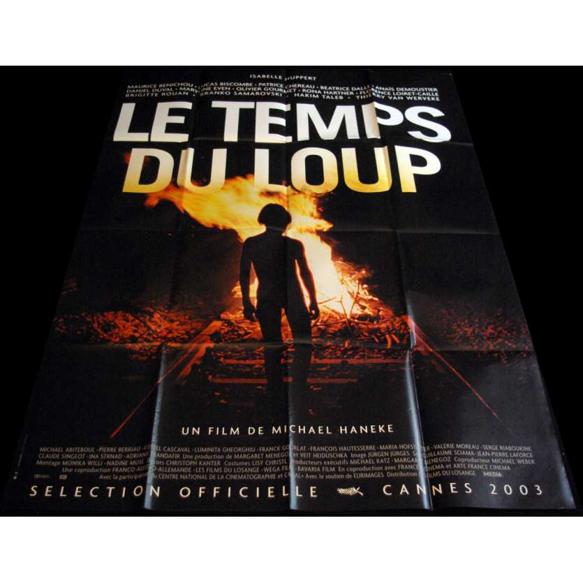 TIME OF THE WOLF French Movie Poster 47x63- 2003 - Michael Haneke, Isabelle Huppert