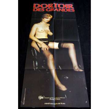COLLEGE DORMITORY French Movie Poster 23x63- 1984 - Pierre Unia, Maureen Legrand