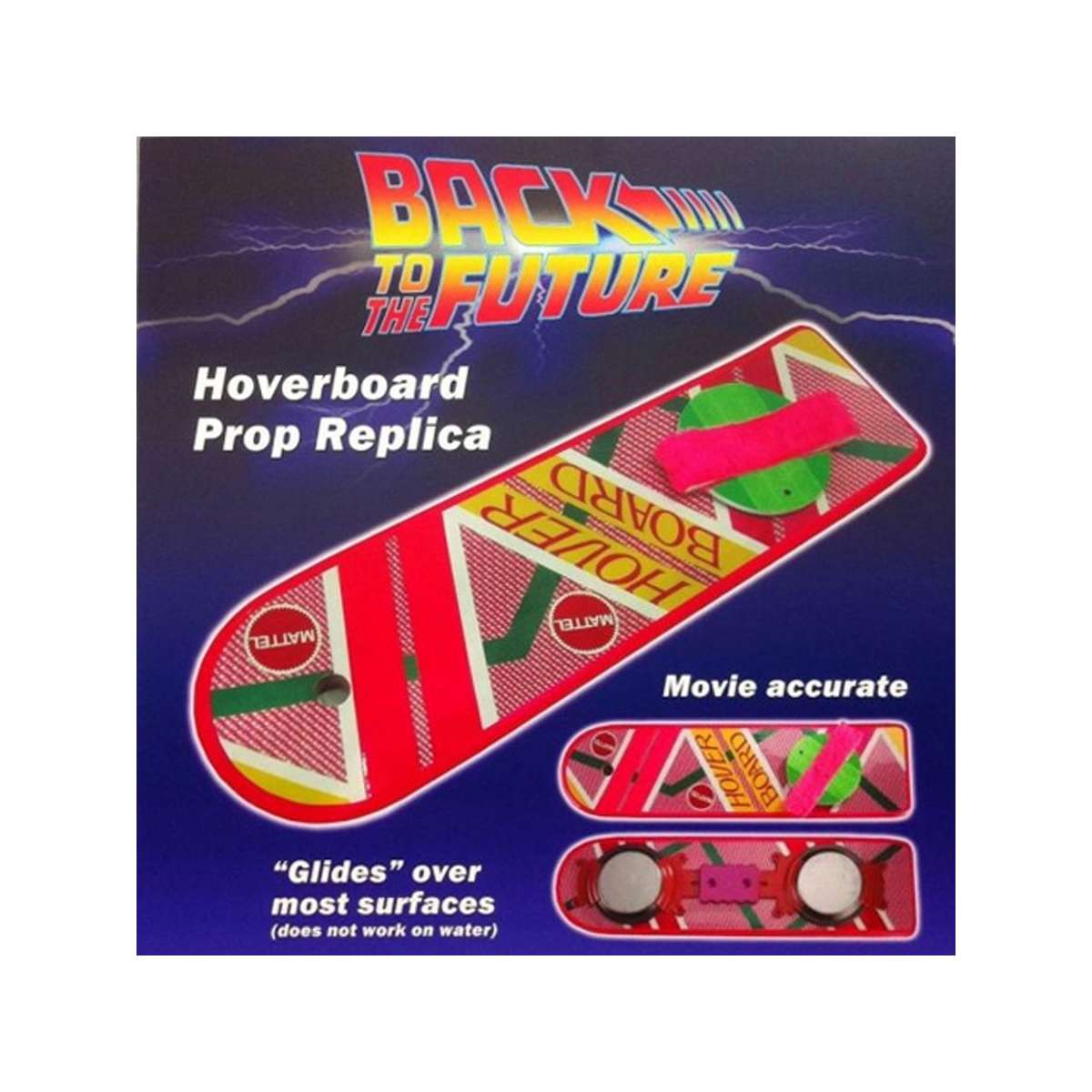 Retour vers le futur set sous-mains revêtu & sous-verre hoverboard