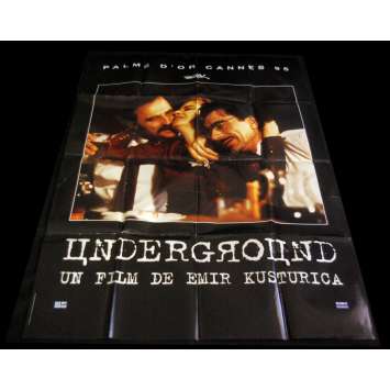 UNDERGROUND Affiche de film 120X160 B - 1995 - Miki Manojlovic, Emir Kusturica