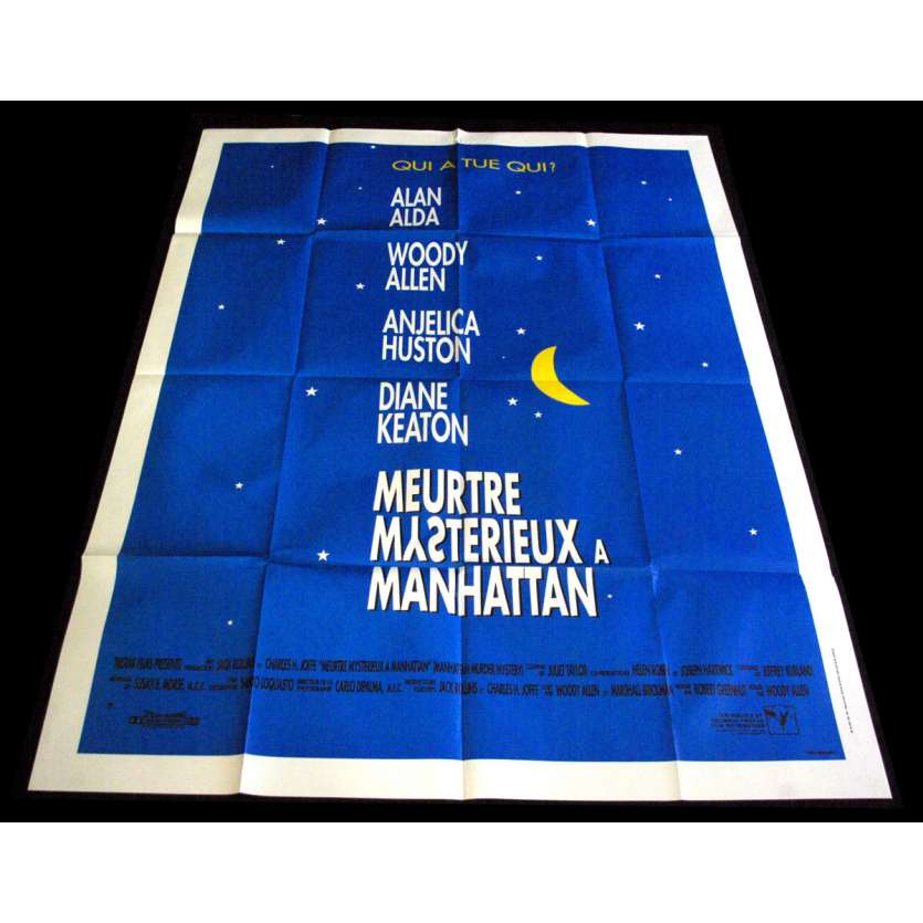 MANHATTAN MURDER MYSTERY French Movie Poster 47x63- 1993 - Woody Allen, Diane Keaton