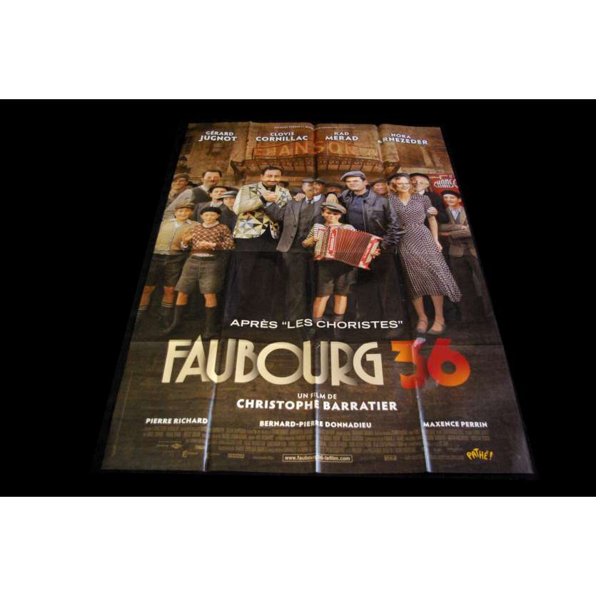 FAUBOURG 36 Affiche de film 120X160 - 2008 - Gérard Jugnot, Kad Merad