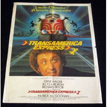 TRANSAMERICA EXPRESS Affiche de film 60x80 - 1976 - Gene Wilder, Arthur Hiller