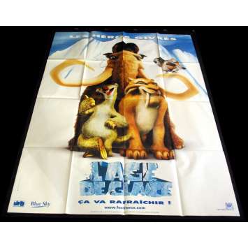 ICE AGE) French Movie Poster 47x63- 2002 - Chris Wedge,