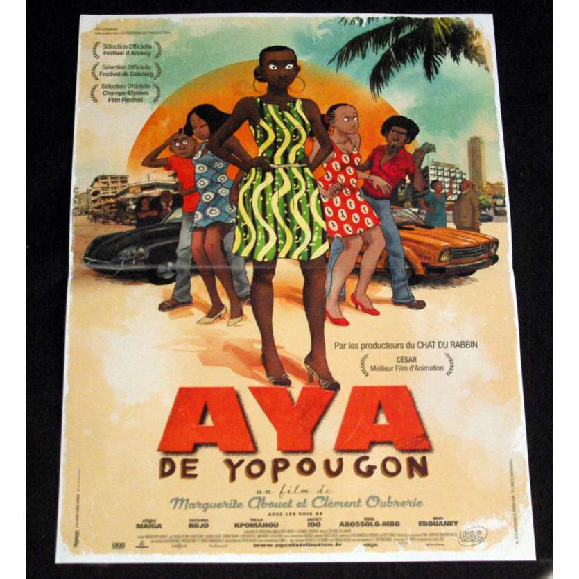 AYA DE YOPOUGON Affiche de film 40x60 - 2013 - Marguerite Abrouet