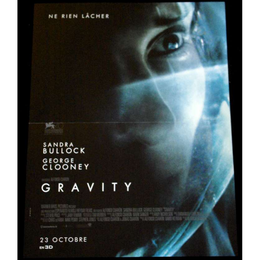 GRAVITY Affiche de film 40x60 - 2013 - Sandra Bullock, Alfonso Cuaron