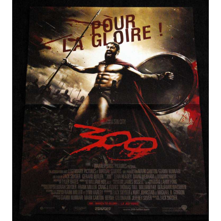 300 Affiche de film 40x60 - 2006 - Gerard Butler, Zack Snyder