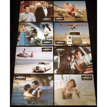 LICENSE TO KILL French Lobby Cards (8) 9x10- 1989 - John Glen, Timothy Dalton