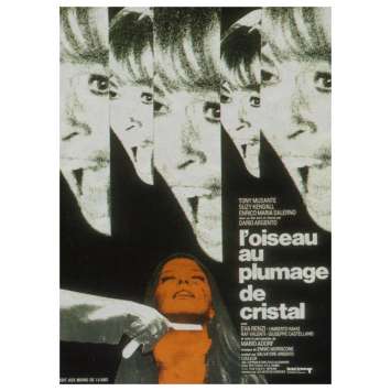THE BIRD WITH CRYSTAL PLUMAGE Movie Poster 23x32 - 1971- Dario Argento, Giallo