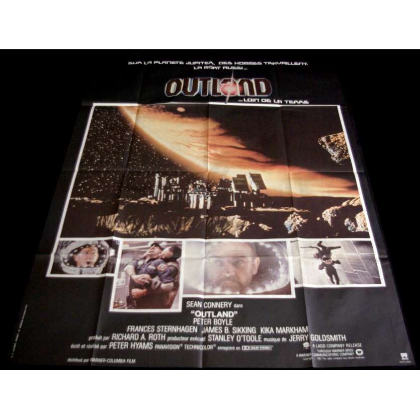 OUTLAND Affiche de film 120x160 - 1981 - Sean Connery, Peter Hyams