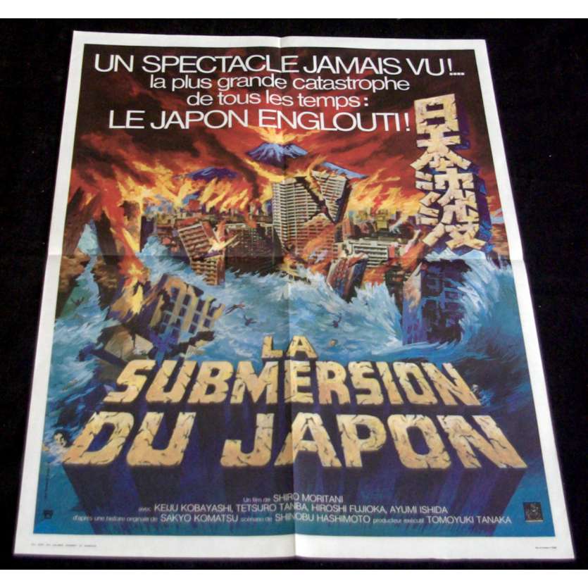 LA SUBMERSION DU JAPON Affiche de film 60x80 - 1973 - Lorne Greene, ShirÃ´ Moritani