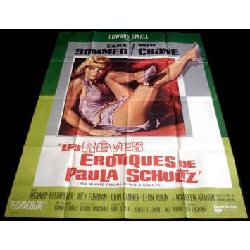 THE WICKED DREAMS OF PAULA SCHULTZ French Movie Poster 47x63- 1968 - George Marshall, Elke Sommer