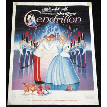CENDRILLON Affiche de film 40x60 - R-1970 - Ilene Woods, Disney C6