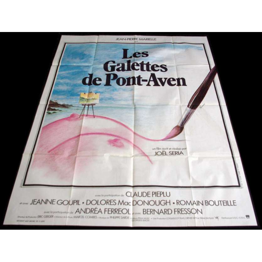 LES GALETTES DE PONT AVEN Affiche de film 120x160 - 1975 - Jean-Pierre Marielle, Joël Séria