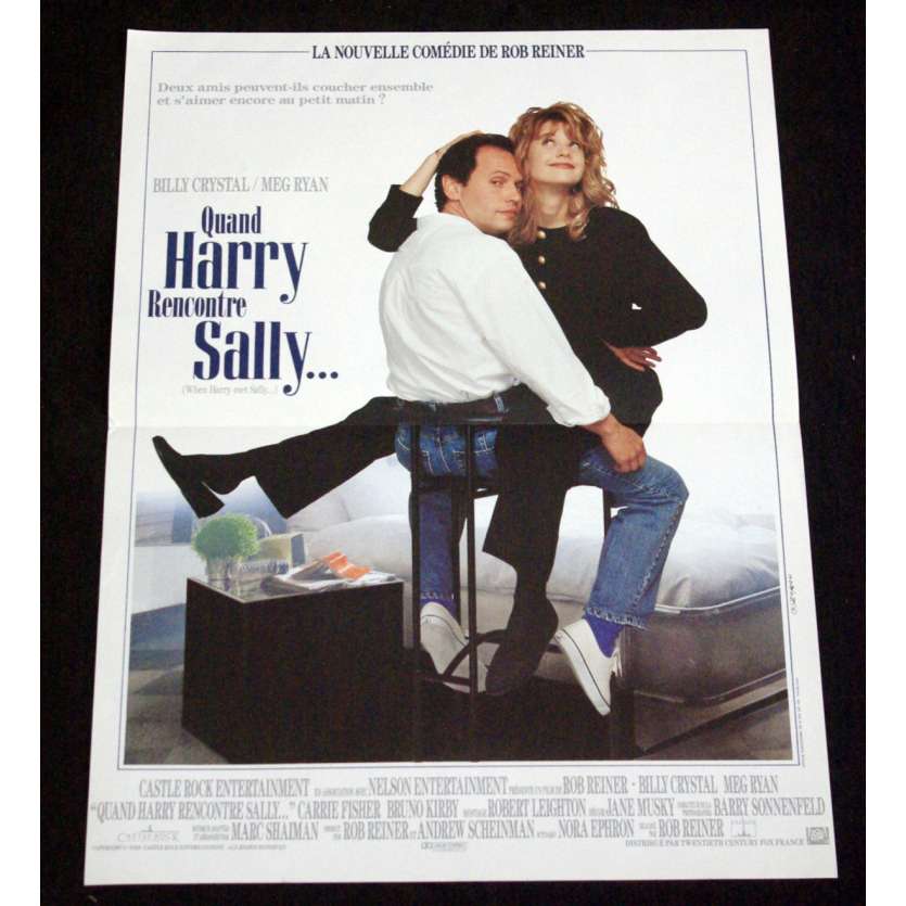 QUAND HARRY RENCONTRE SALLY Affiche de film 40x60 - 1989 - Meg Ryan, Rob Reiner