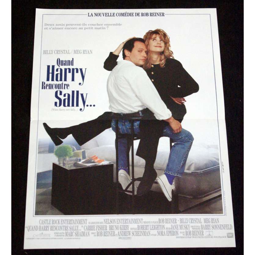 WHEN HARRY MET SALLY French Movie Poster 15x21- 1989 - Rob Reiner, Meg Ryan