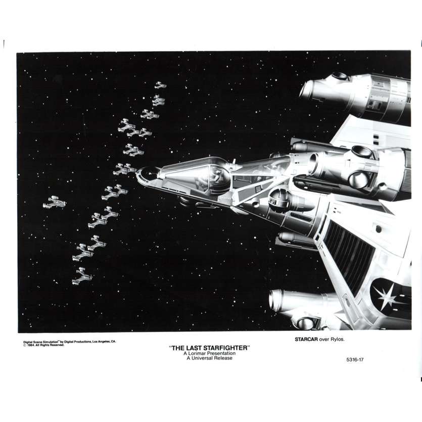 STARFIGHTER Photo de presse N1 20x25 - 1984 - Lance Guest, Nick Castle