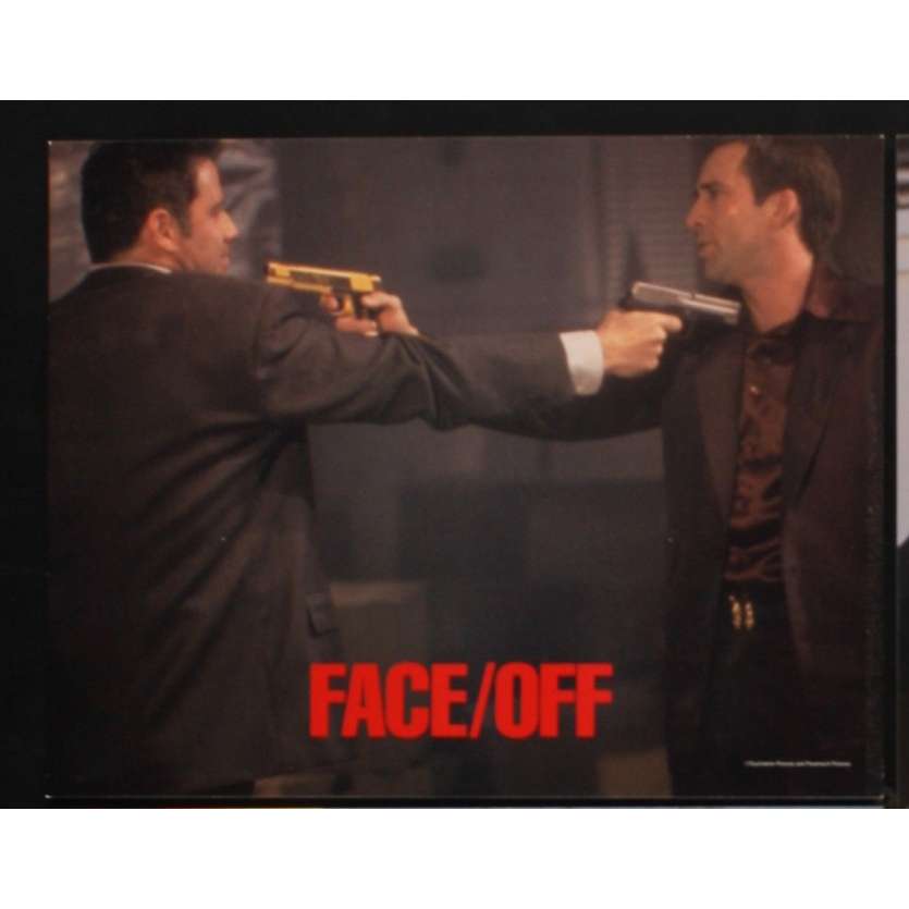 FACE OFF US Lobby Card 11x14- 1996 - John Woo, Nicolas Cage