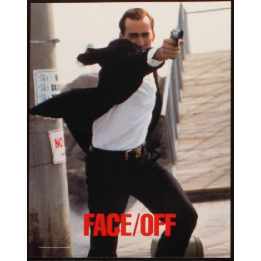 FACE OFF US Lobby Card 11x14- 1996 - John Woo, Nicolas Cage