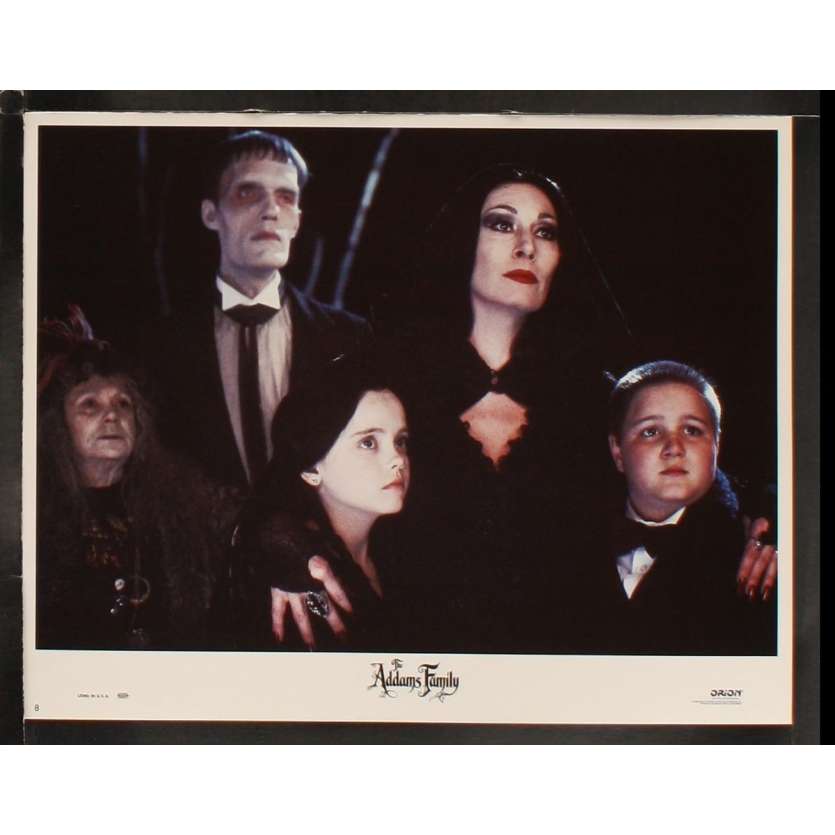 ADAMS FAMILY US Lobby Card 11x14- 1991 - Barry Sonnenfeld, Raul Julia