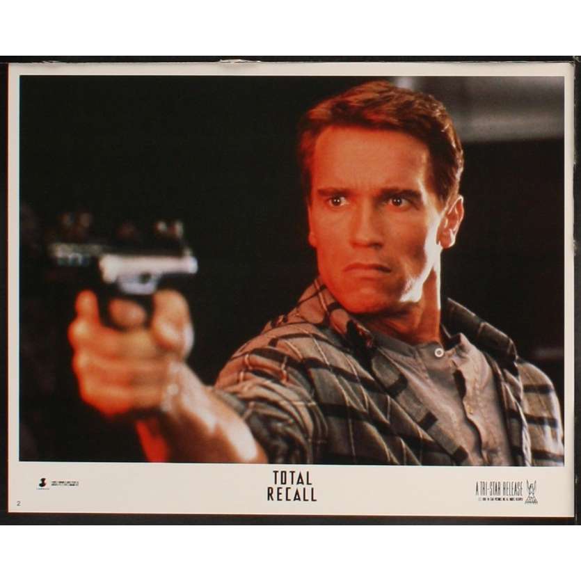 TOTAL RECALL US Lobby Card 11x14- 1990 - Paul Verhoeven, Arnold Schwarzenegger
