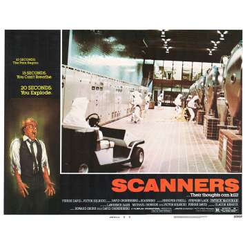 SCANNERS Photo de film N2 28x36 - 1981 - Patrick McGoohan, David Cronenberg