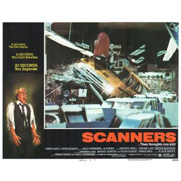 SCANNERS US Lobby Card 11x14- 1981 - David Cronenberg, Patrick McGoohan